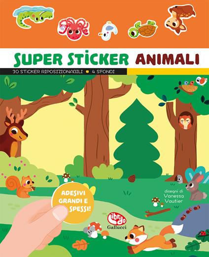 SUPER STICKER ANIMALI